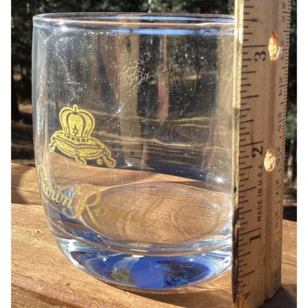 Crown Royal Reserve Whiskey Glass Set of 5 Barware Man Cave Scotch Tumbler Rocks - Picture 4 of 7